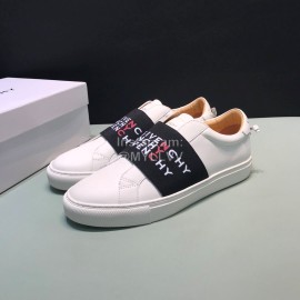 Givenchy Cowhide Casual Sneakers Black For Men And Women 