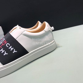 Givenchy Cowhide Casual Sneakers Black For Men And Women 