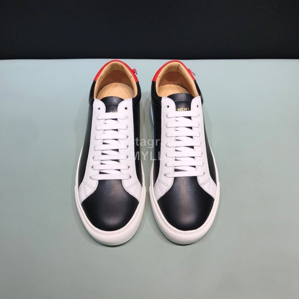 Givenchy Cowhide Lace Up Casual Shoes For Men And Women Black