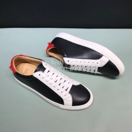 Givenchy Cowhide Lace Up Casual Shoes For Men And Women Black