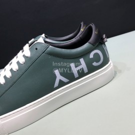 Givenchy Cowhide Lace Up Casual Shoes For Men And Women Green