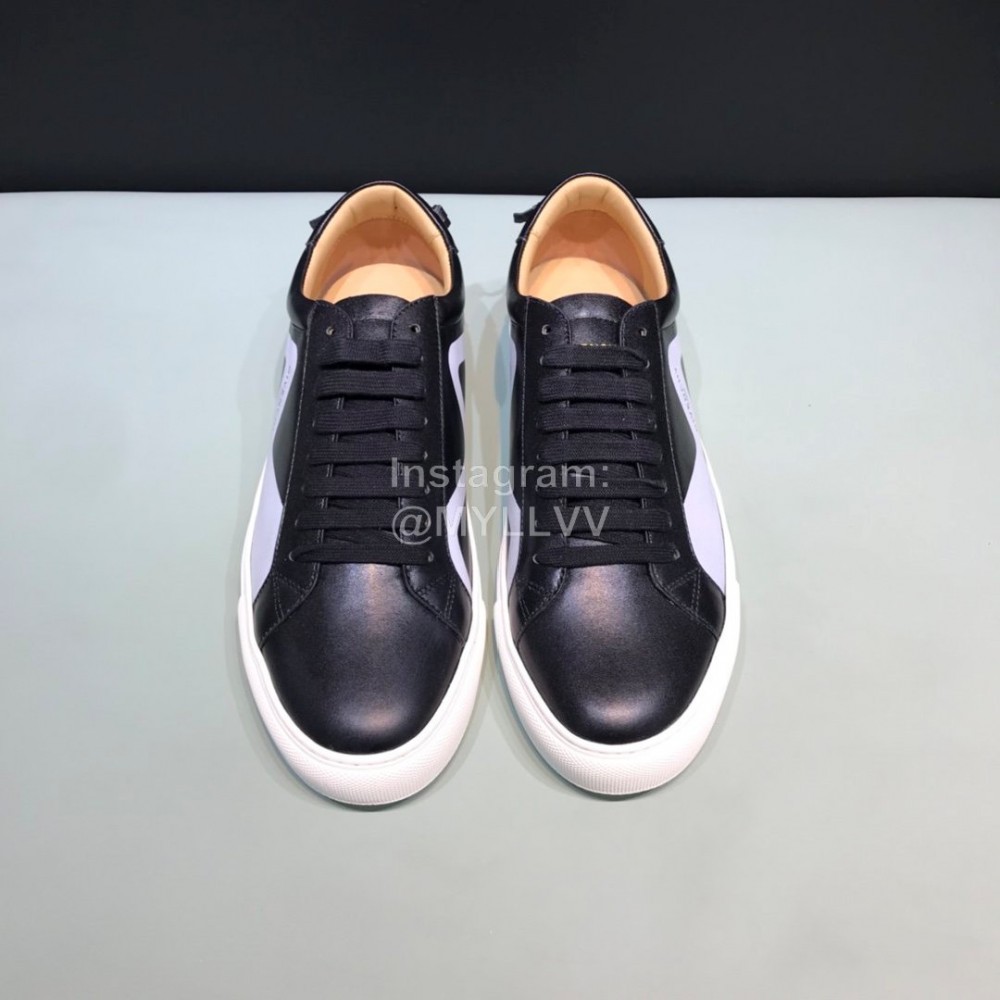 Givenchy Leather Lace Up Casual Shoes For Men And Women Black