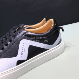 Givenchy Leather Lace Up Casual Shoes For Men And Women Black