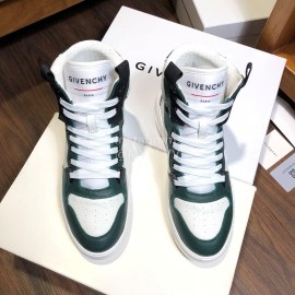 Givenchy Leisure Sports High Top Shoes For Men Green