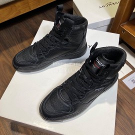 Givenchy Leisure Sports High Top Shoes For Men Black