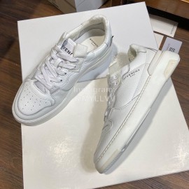 Givenchy Lychee Grain Leather Leisure Sneakers For Men White