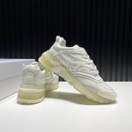 Givenchy Leather Transparent Sole Sneakers For Men White