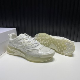 Givenchy Leather Transparent Sole Sneakers For Men White