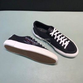 Givenchy Black Canvas Casual Sneakers For Men