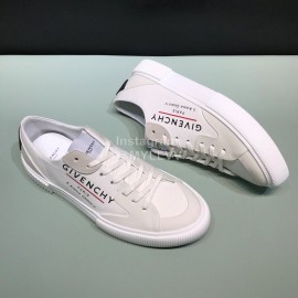 Givenchy Fashion White Letter Canvas Casual Shoes For Men