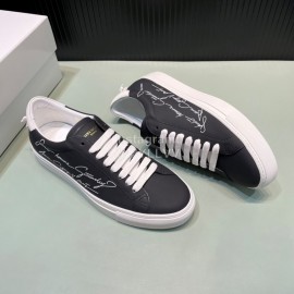 Givenchy Calf Leather Casual Shoes For Men And Women Black