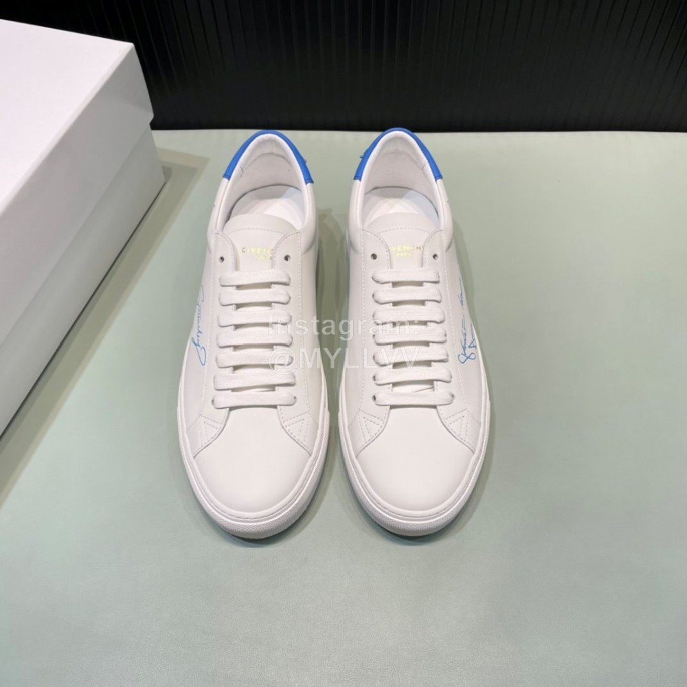 Givenchy Calf Leather Casual Shoes For Men And Women Blue