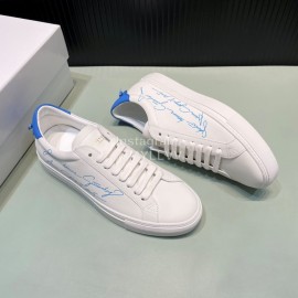 Givenchy Calf Leather Casual Shoes For Men And Women Blue