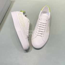 Givenchy Calf Leather Casual Shoes For Men And Women Green
