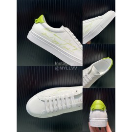 Givenchy Calf Leather Casual Shoes For Men And Women Green
