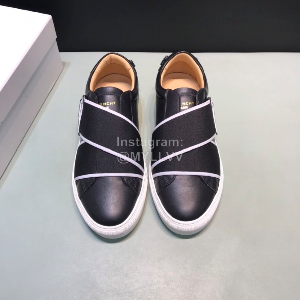 Givenchy Black Calf Leather Casual Shoes For Men 