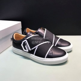 Givenchy Black Calf Leather Casual Shoes For Men 