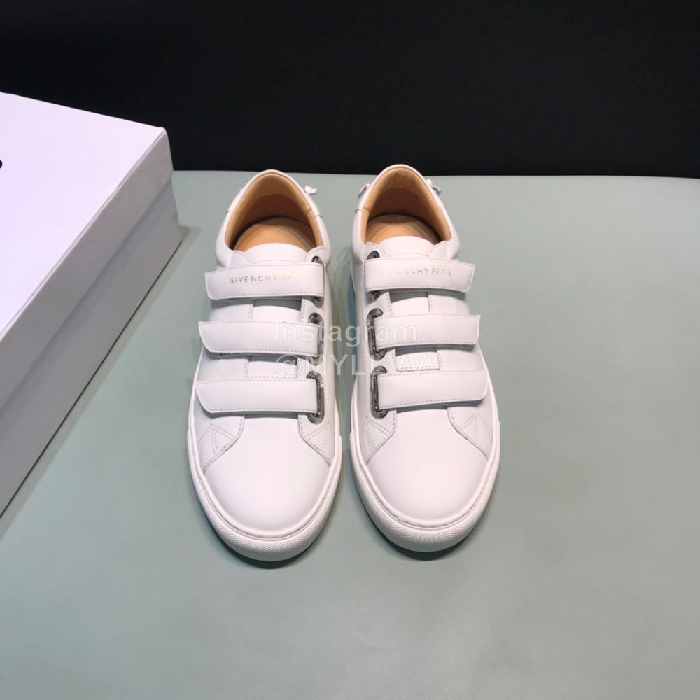 Givenchy Leather Casual Velcro Shoes For Men White