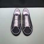 Givenchy Black Leather Lace Up Casual Shoes For Men 