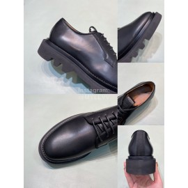 Givenchy Black Leather Lace Up Business Shoes For Men 