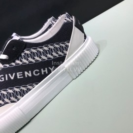 Givenchy Fashion Embroidery Canvas Shoes For Men And Women Black