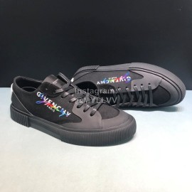 Givenchy Fashion Letter Embroidery Canvas Shoes For Men White