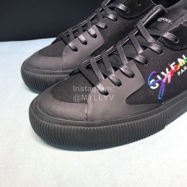 Givenchy Fashion Letter Embroidery Canvas Shoes For Men White