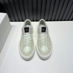Givenchy Fashion Letter Transparent Sneakers For Men And Women Beige