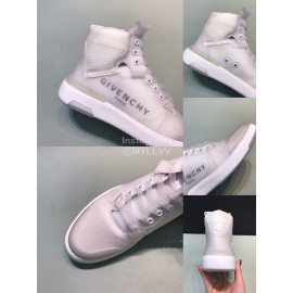 Givenchy New Transparent Casual High Top Sneakers For Men White