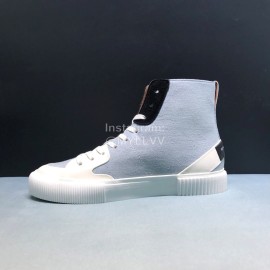 Givenchy Denim Leather High Top Sneakers For Men 