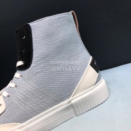 Givenchy Denim Leather High Top Sneakers For Men 