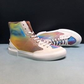 Givenchy New Dazzle Color Leather High Top Sneakers For Men 