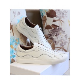 Givenchy Fashion Silk Cowhide White Casual Shoes For Men And Women