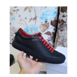 Givenchy Black Simple Silk Cowhide Casual Shoes For Men And Women