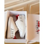 Givenchy Fashion Leather Casual Shoes For Men And Women Red