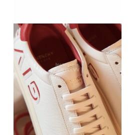 Givenchy New Leather Casual Shoes Red For Men And Women 