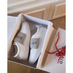 Givenchy New Leather Casual Shoes For Men And Women Silver