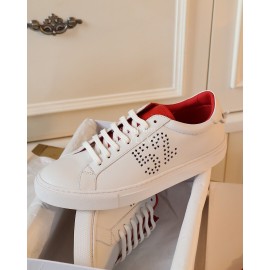 Givenchy New Leather Casual Shoes For Men And Women Red