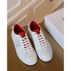 Givenchy New Leather Casual Shoes For Men And Women Red