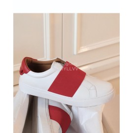 Givenchy New Red Leather Casual Shoes For Men And Women 