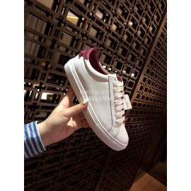 Givenchy Silk Leather Lace Up Casual Sneakers For Men And Women