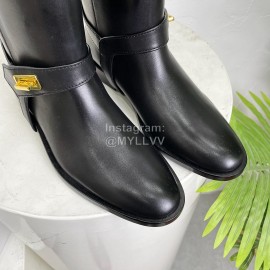 Givenchy Cowhide Long Boots For Women Black