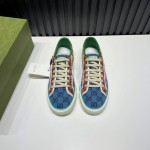 Gucci Vintage Lace Up Canvas Shoes For Men And Women