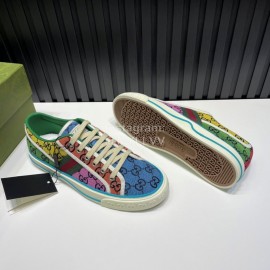 Gucci Vintage Lace Up Canvas Shoes For Men And Women