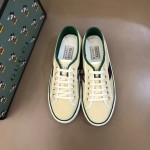 Gucci Vintage Casual Canvas Shoes For Men And Women Beige