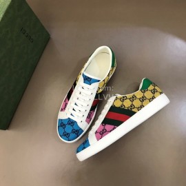 Gucci Canvas Ribbon Casual Sneakers For Men And Women 