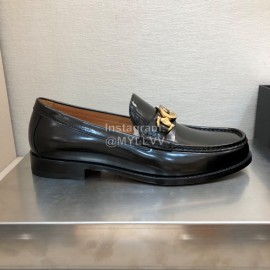 Gucci Black Calf Leather Business Loafers For Men 