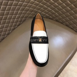 Gucci Cowhide GG Buckle Casual Loafers For Men