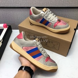 Gucci Classic Calf Leather Couple Casual Shoes