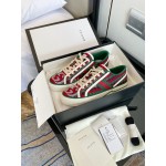 Gucci 1977 × Disney Series Canvas Shoes For Men And Women Green